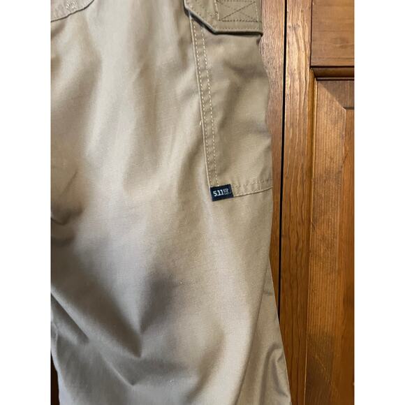 5.11 Tactical Men’s Taclite Ripstop Cargo Pants Coyote Tan Utility Work SZ 40x36 - Picture 8 of 12